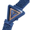 GUESS Ladies 34mm Watch - Blue Silicone Strap, Blue Dial, Biobased Nylon Case guess ladies 34mm