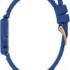GUESS Ladies 34mm Watch - Blue Silicone Strap, Blue Dial, Biobased Nylon Case ladies 34mm watch