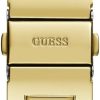 GUESS Men's 42mm Watch - Gold-Tone Bracelet Champagne Dial Gold-Tone Case watch - gold-tone