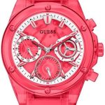 GUESS Ladies Sport Clear Multifunction 39mm Watch guess ladies sport clear multifunction 39mm watch