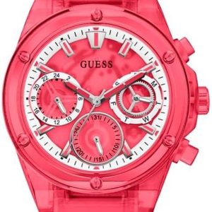 GUESS Ladies Sport Clear Multifunction 39mm Watch guess ladies sport clear multifunction 39mm watch