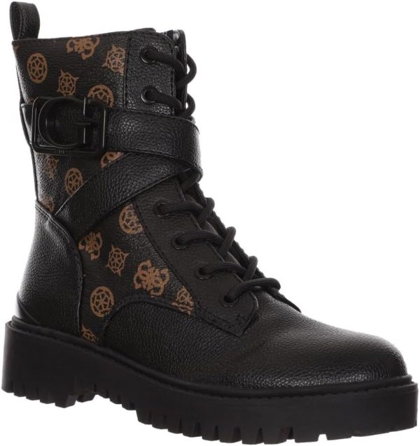 GUESS Women's Orana Combat Boot guess womens orana combat boots