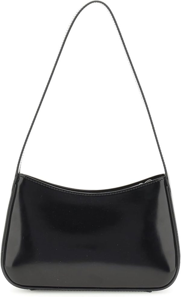 GUESS Arnela Top Zip Shoulder Bag guess arnela top zip shoulder bag black