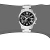 GUESS Men's Stainless Steel Gunmetal Chronograph Bracelet Watch s stainless steel