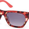 Guess GU00203-H 54B red havana 56/18/140 WOMAN Sunglasses 54b red havana