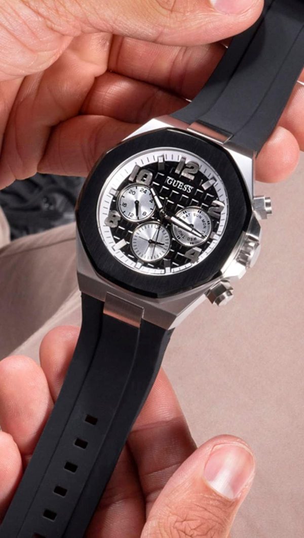 GUESS Men's 46mm Watch-4