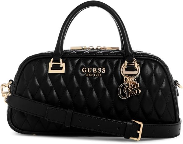 GUESS Valla Small Faux-Leather Satchel guess valla small faux-leather satchel bag