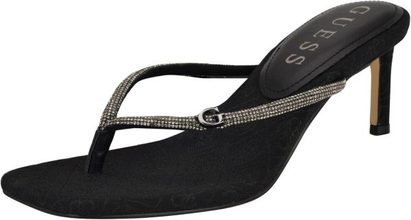 GUESS Women's Mayan Heeled Sandals guess womens mayan heeled sandals white