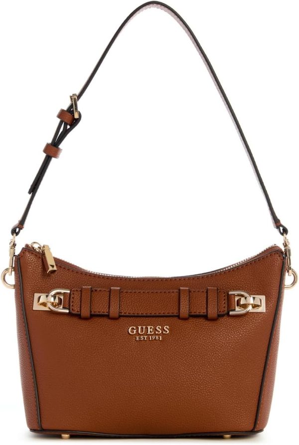 GUESS Gregoria Top Zip Shoulder Bag guess gregoria top zip shoulder bag