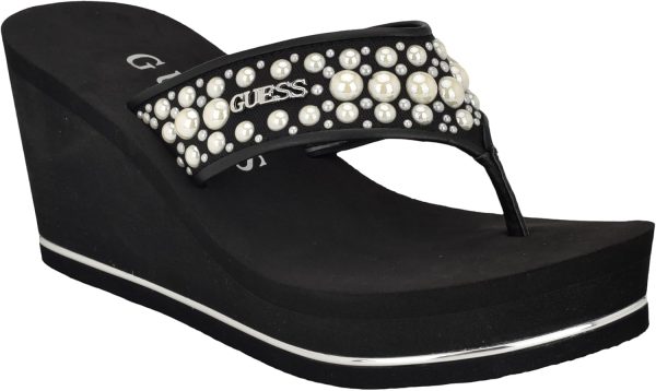 GUESS Women's Silus Wedge Sandal guess womens silus wedge sandals