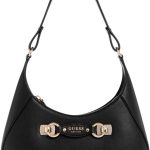 GUESS Mimina Top Zip Shoulder Bag guess mimina top zip shoulder bag black