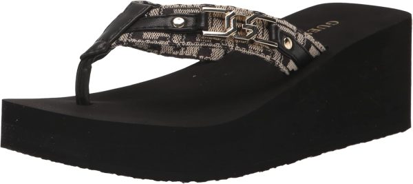 GUESS Women's Ediva Wedge Sandal guess womens ediva wedge sandals