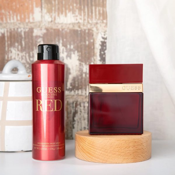 Guess Seductive Red Men/Homme Eau de Toilette Cologne Spray For Men, 3.4 Fl. Oz. red men homme