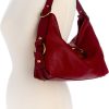 GUESS Camden Shoulder Bag guess camden suede shoulder bag