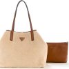 GUESS Victtoria 2 in 1 Tote, Natural/Cognac guess victtoria 2 in 1 tote natural/cognac black