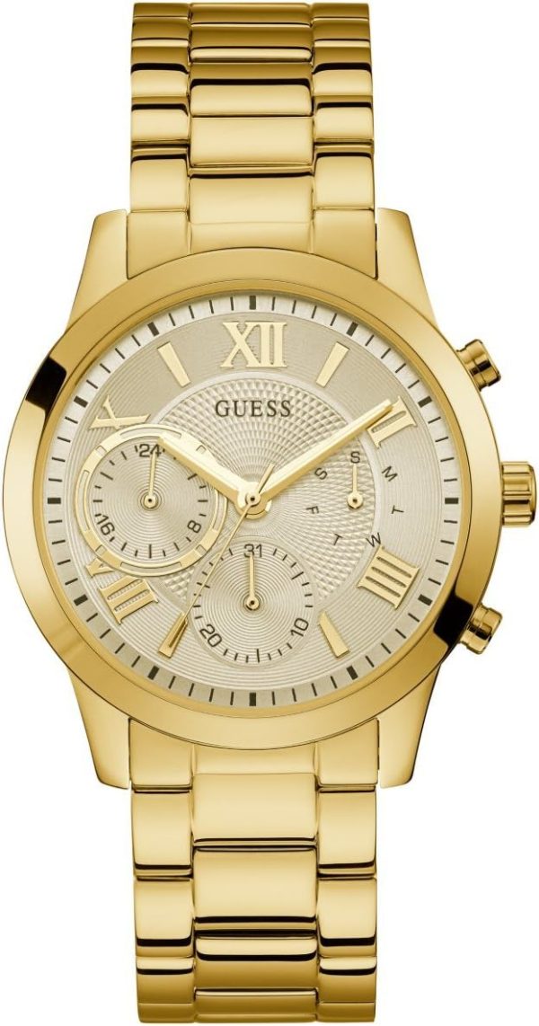 GUESS Classic Gold-Tone Stainless Steel Bracelet Watch guess classic gold tone stainless steel bracelet watch
