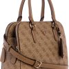 GUESS Sarai Status Satchel, Latte Logo guess sarai status satchel latte logo design