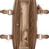 GUESS Sarai Status Satchel, Latte Logo-2
