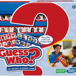 Hasbro Gaming Guess Who? Original,Easy to Load Frame,Double-Sided Character Sheet,2 Player Board Games for Kids,Guessing Games for Families,Ages 6 and Up guess who original