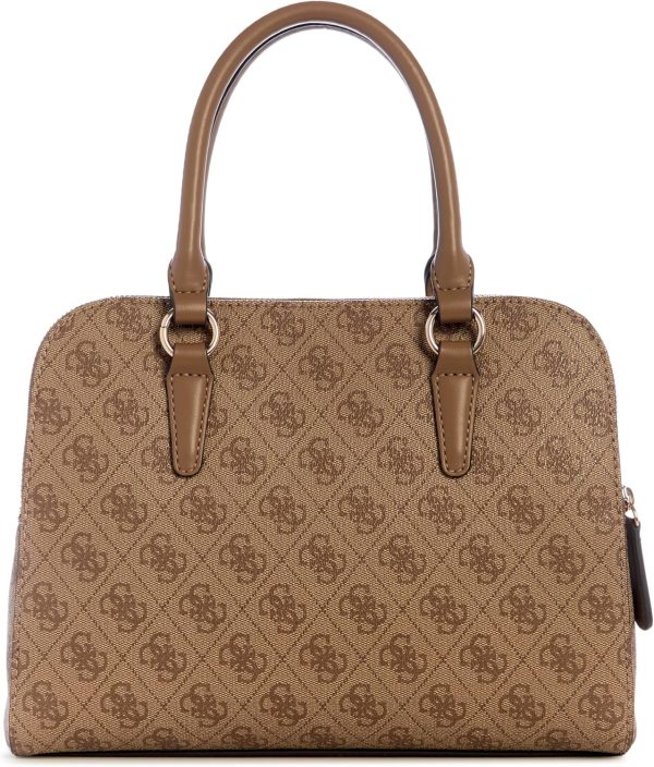 GUESS Sarai Status Satchel, Latte Logo-3