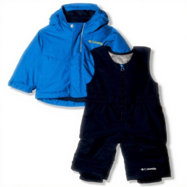 Columbia Buga Set Giacca Pantaloni Bambini Blu Sportivo