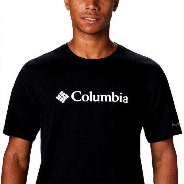 Columbia T-shirt Uomo Cotone Logo Basic Nero Taglia L