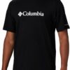 Columbia T-shirt Uomo Cotone Logo Basic Nero Taglia L-0