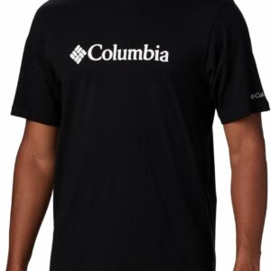 Columbia T-shirt Uomo Cotone Logo Basic Nero Taglia L-0