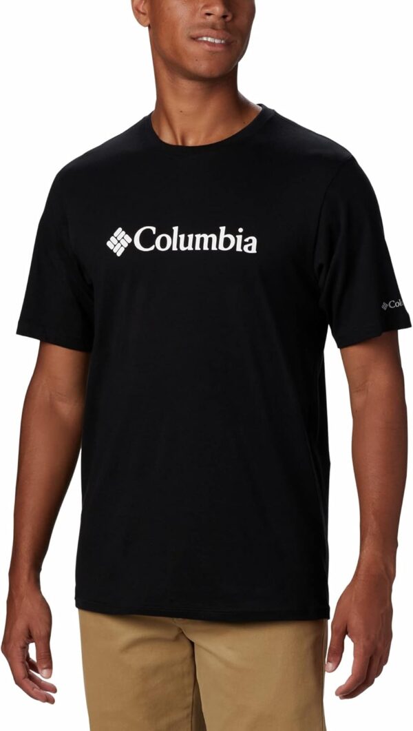 Columbia T-shirt Uomo Cotone Logo Basic Nero Taglia L-0
