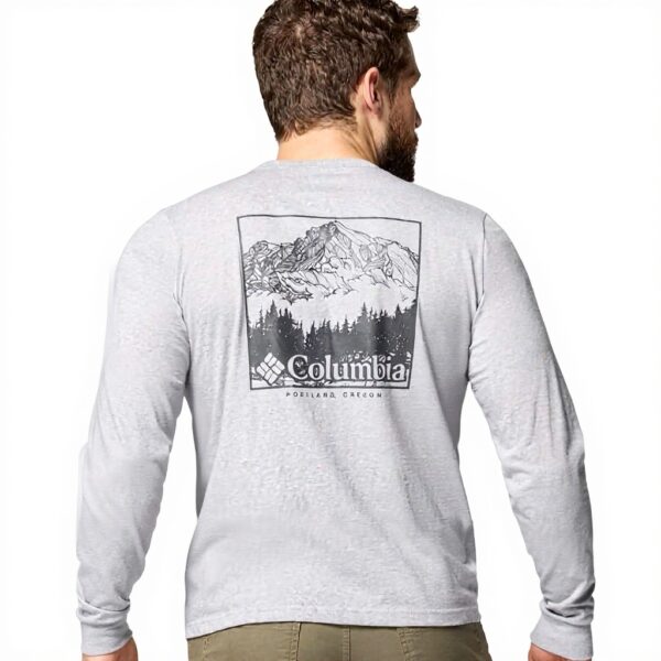 Maglietta Columbia CSC Logo Uomo Cotone Biologico Maniche