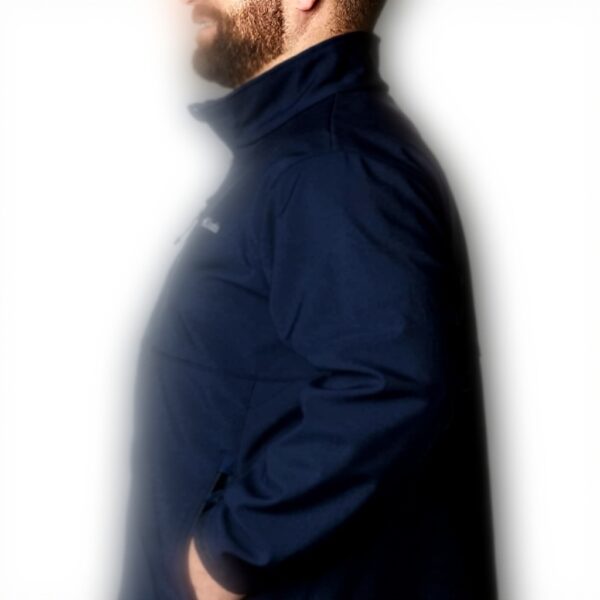 Columbia Softshell Giacca Uomo Impermeabile Antivento Blu