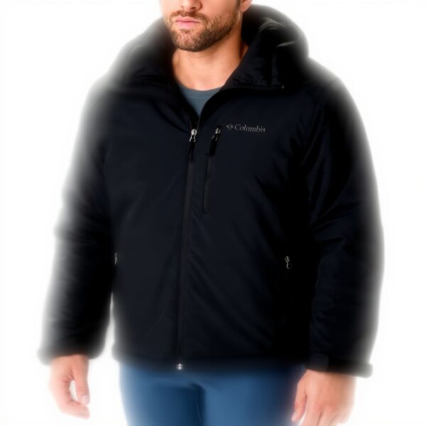 Columbia Giacca Softshell Uomo Impermeabile Antivento Nero