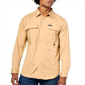 Camicia Columbia Landroamer Twill Uomo Tasca Scomparsa