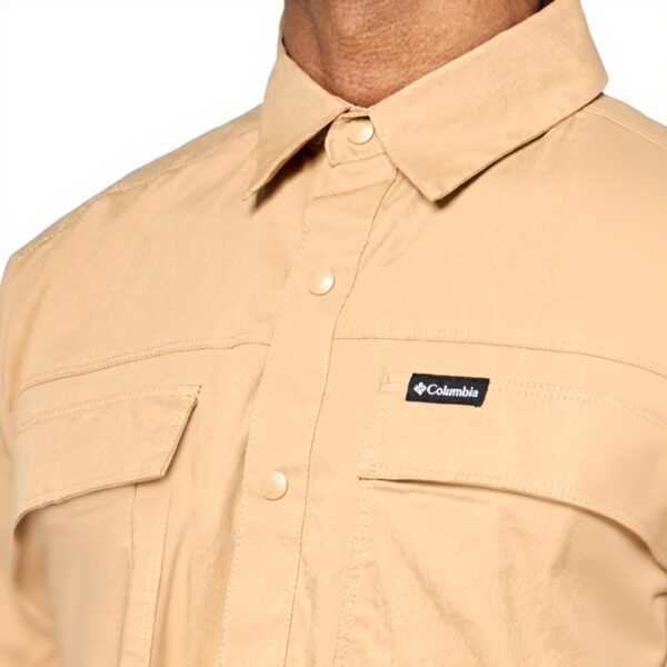 Camicia Columbia Landroamer Twill Uomo Tasca Scomparsa