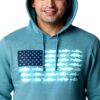 Columbia PFG Fish Flag II Felpa Uomo Vintage Blue Navy