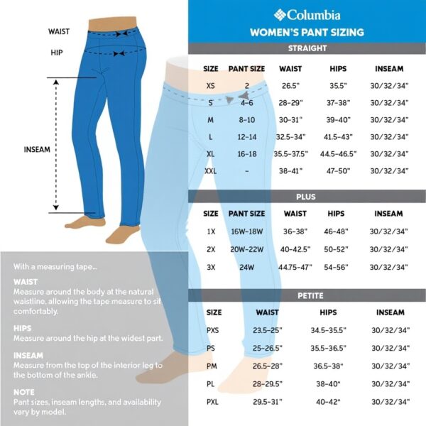 Columbia Pantaloni Escursionismo Donna Protezione UV