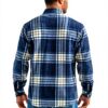 Camicia Wrangler pile plaid uomo comoda calda taglie forti
