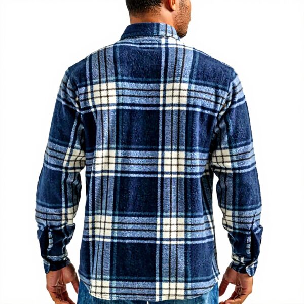 Camicia Wrangler pile plaid uomo comoda calda taglie forti