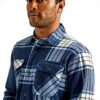 Camicia Wrangler pile plaid uomo comoda calda taglie forti