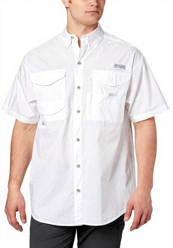 Columbia Bonehead Camicia Uomo Cotton Button Down Pesca