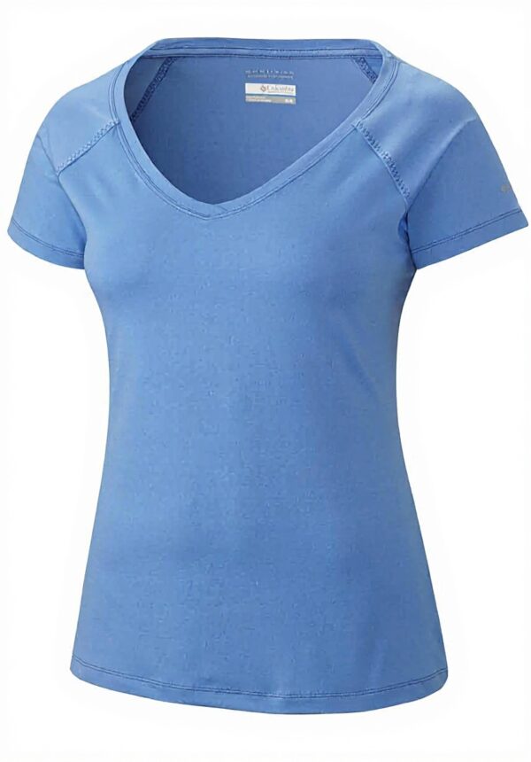 Columbia Maglia Donna Maniche Corte Trail Elasticizzata