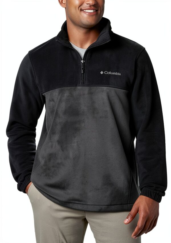 Columbia pile mezza zip uomo escursionismo caldo morbido