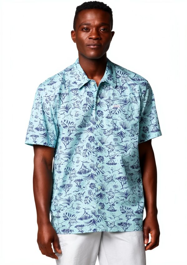 Maglietta Columbia Uomo Cotone Trollers Best Sportiva