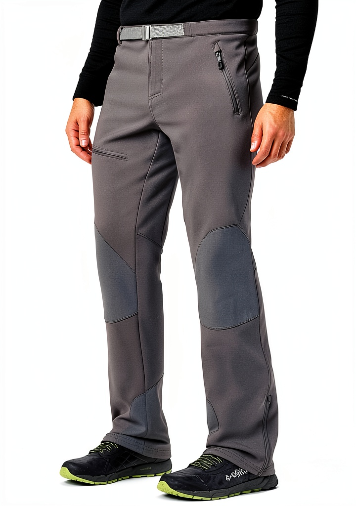 Pantaloni Columbia indossati in un'escursione montana