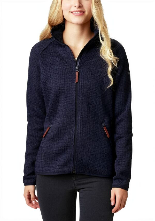 Columbia Pullover Pile Donna Escursionismo Morbido Senza